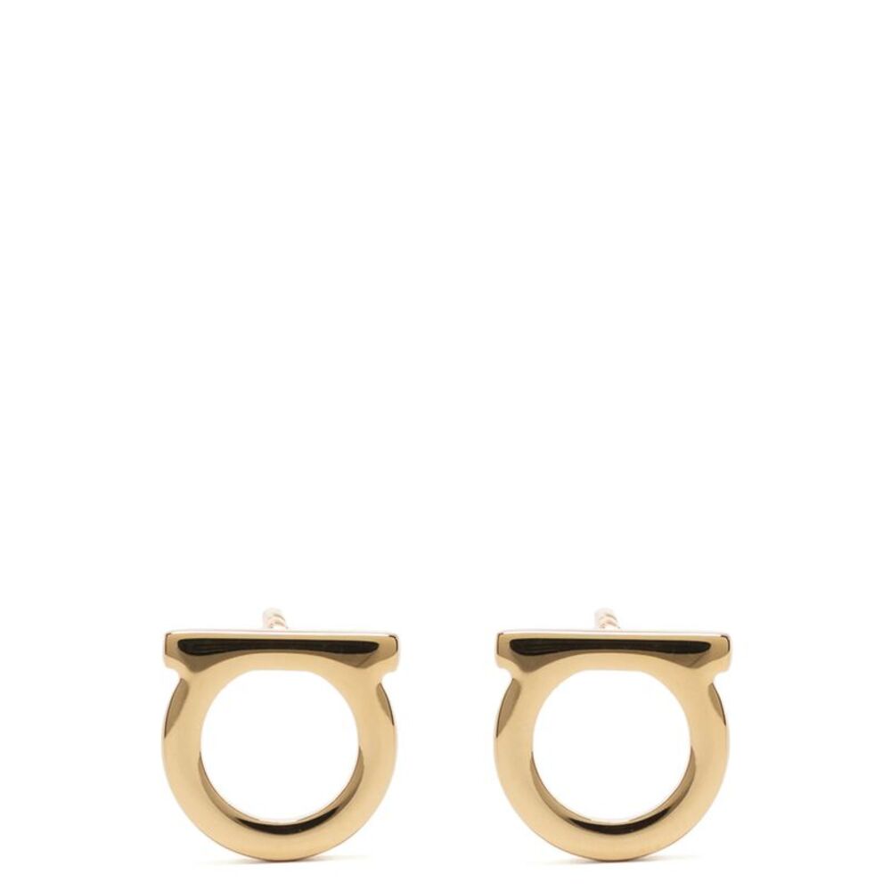 Ferragamo Gold Brass Women's Earrings